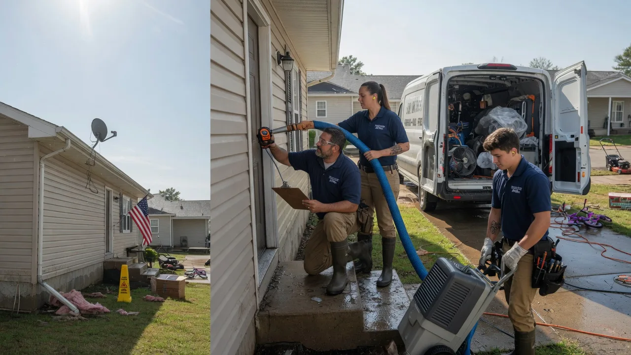Ceiling Water Damage Restoration in Paradise, TX near me